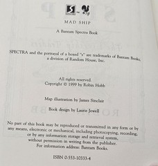 Robin Hobb Mad Ship The Liveship Trader Book 2 Hardcover