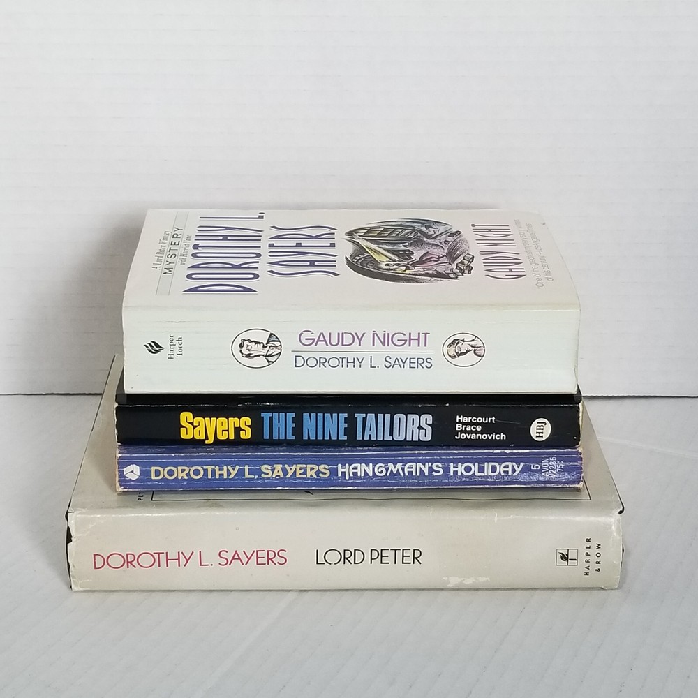Dorothy Sayers LORD PETER Wimsey Lot Gaudy Night Nine Tailors Hangmans Holiday