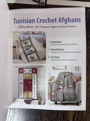 Herrschners Novelty Tunisian Crochet Afghans Pattern Bundle Set of 5 Craft Books
