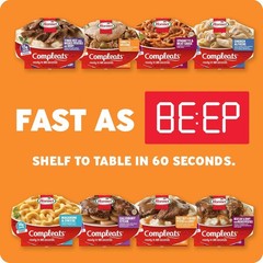 Roast Beef & Mashed Potatoes Microwave Tray – 6 Pack, 9 oz Each, Ready in 60 Sec