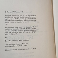 Guns of August by Barbara W. Tuchman (1962, Hardcover)
