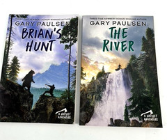 Hatchet Adventure BRIAN’S HUNT & THE RIVER by Gary Paulsen Brian’s Saga Set of 2