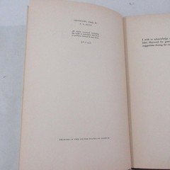 Four Quartets T. S. Eliot 1943 Poetry Harcourt Brace & Co 4th Printing