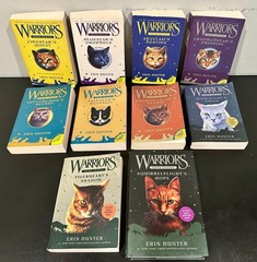Warriors Super Edition Book Lot of 10 by Erin Hunter