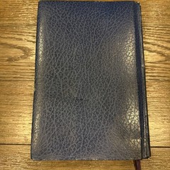 Vintage 1976 Thomas Nelson KJV Holy Bible Giant Print Reference Red Letter Blue