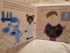 Vintage Blue’s Clues Book Bundle – New “Amazing Body” & VGUC “Skidoo to Planets”