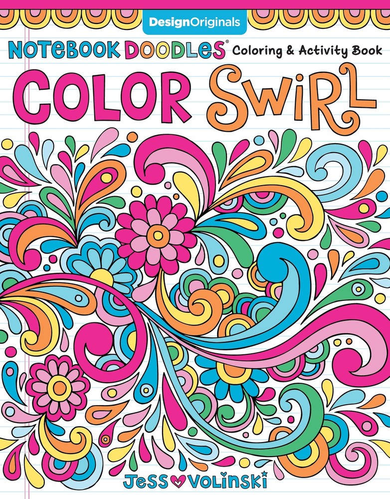 Notebook Doodles Color Swirl: Coloring & Activity Book (Design Originals) 32…
