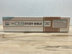 2013 The Common English Study Bible Hard Cover Luxury Edition With 21 Color Maps
